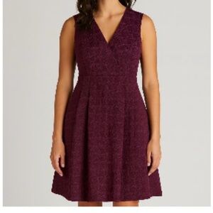 Kirna Zabete for Target Elegant Maroon Sz 2 Sleeveless Dress Brocade